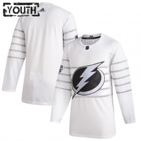 Tampa Bay Lightning Trikot Blank Weiß 2020 NHL All-Star Adidas Authentic - Kinder